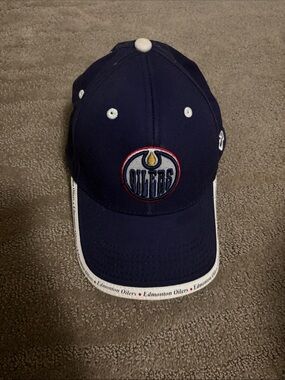 Edmonton Oilers Navy Blue NHL Cap
